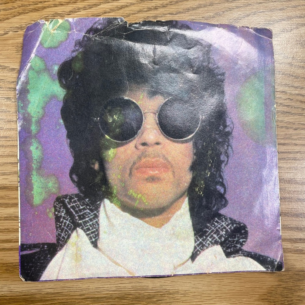Prince When Doves Cry 17 Days 45 RPM 7" Vinyl Record 1984 Purple Rain Vintage